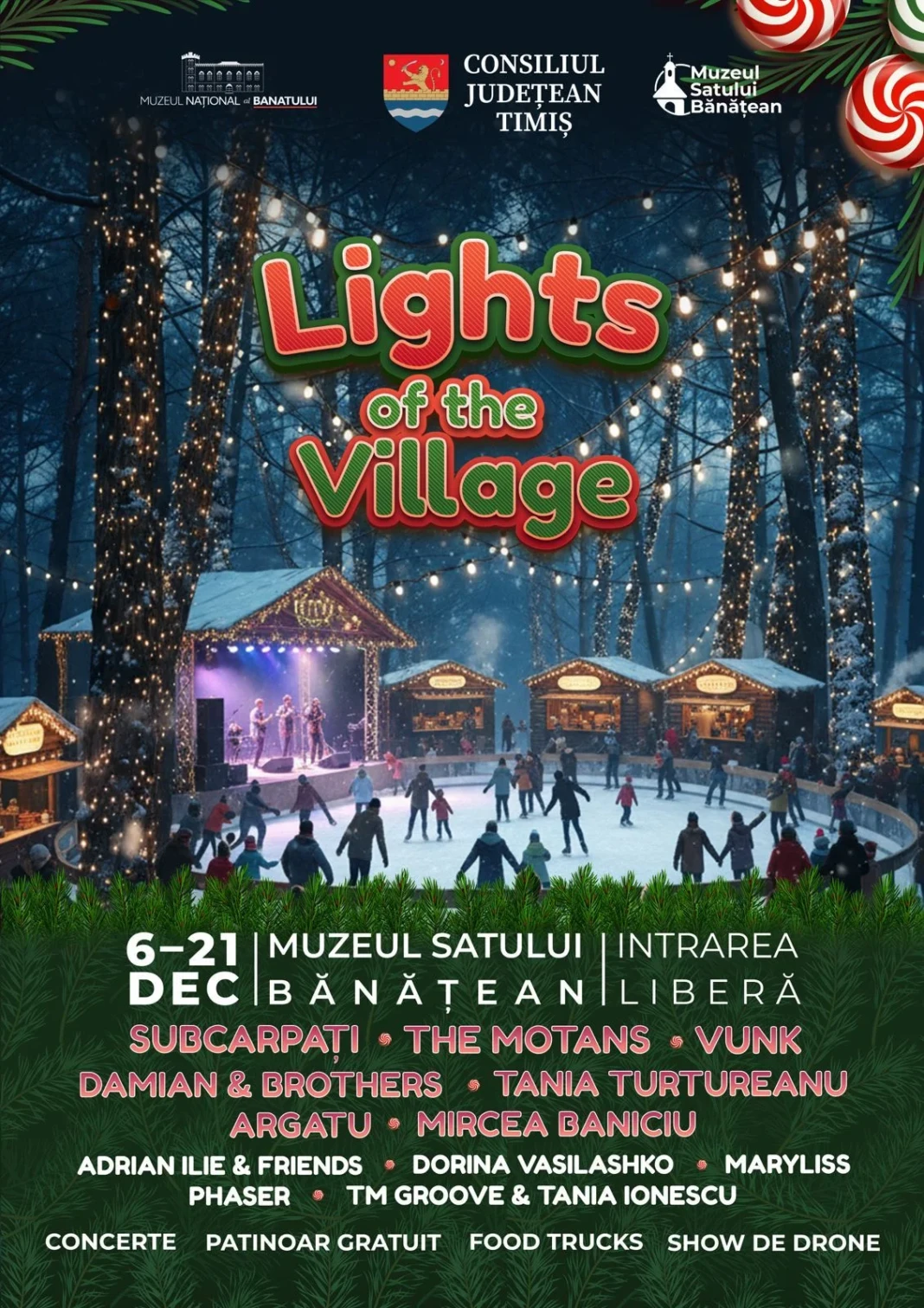 Eveniment de iarnă la Muzeul Satului Bănățean, organizat de Consiliul Județean Timiș