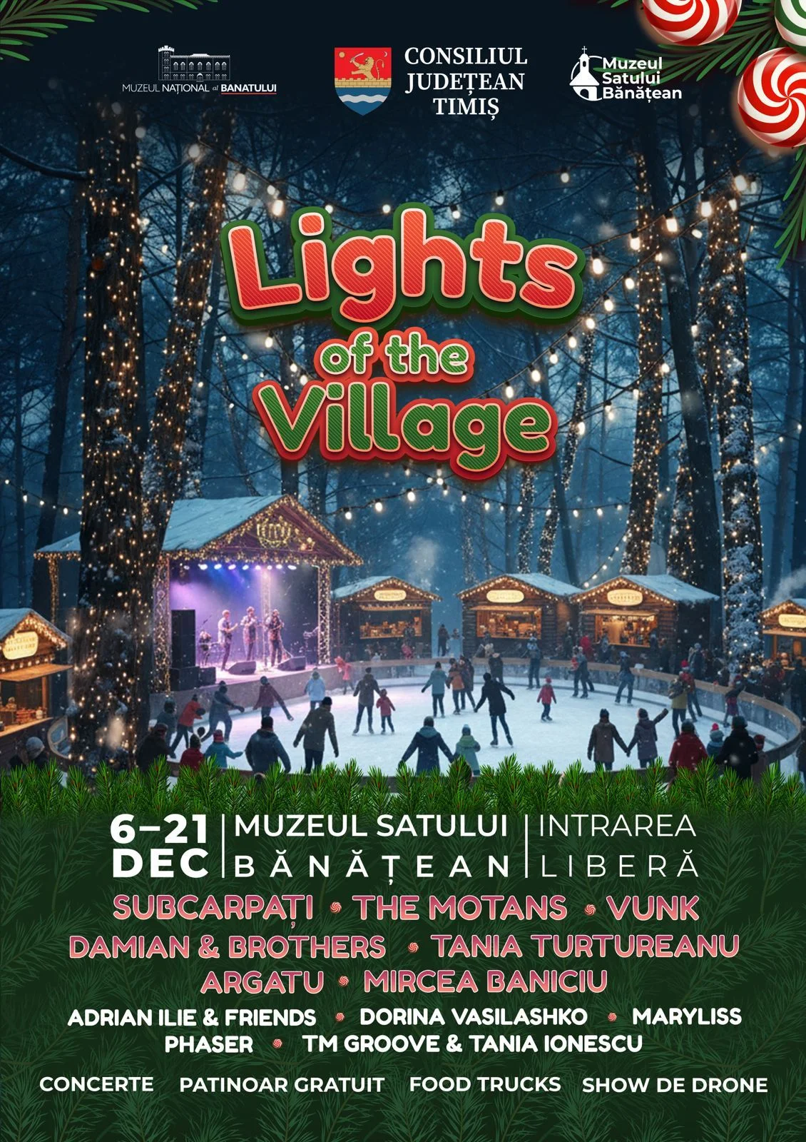 Eveniment de iarnă la Muzeul Satului Bănățean, organizat de Consiliul Județean Timiș