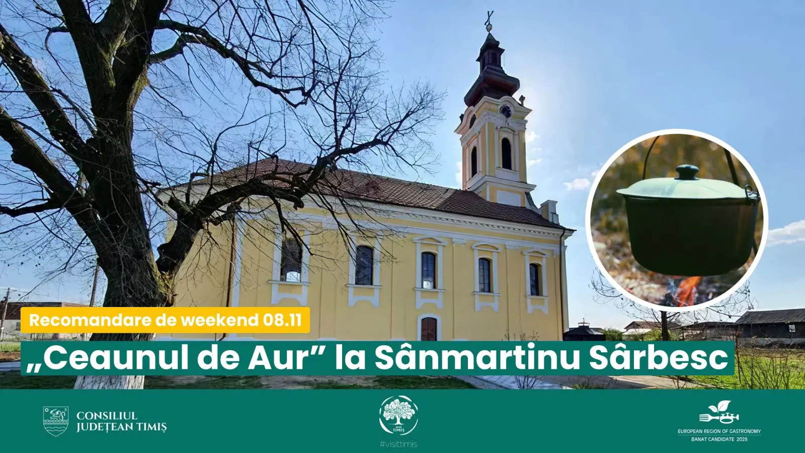 Festivalul „Ceaunul de Aur”, ediția a VI-a, are loc sâmbătă la Sânmartinu Sârbesc