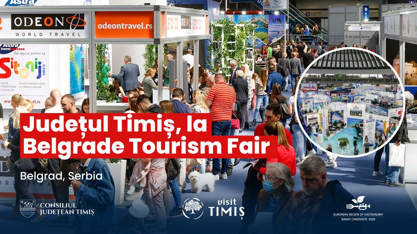 Județul Timiș promovează „Banat, Regiune Gastronomică Europeană 2028” la Târgul de Turism de la Belgrad
