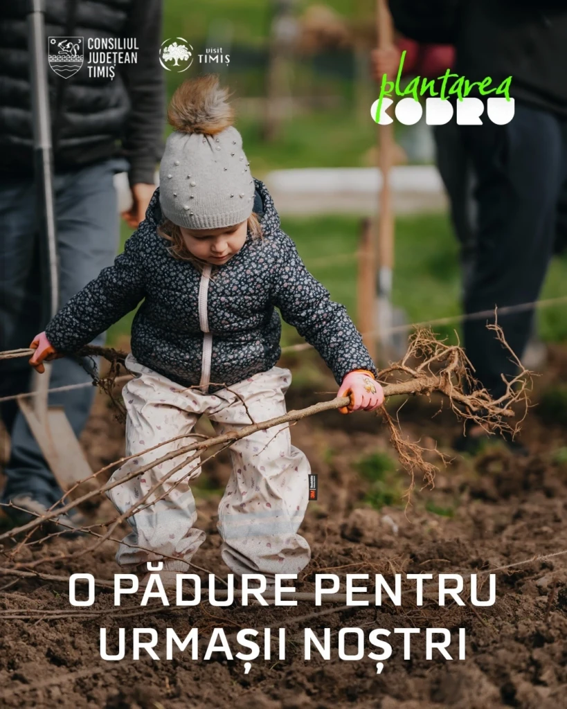 10.000 de puieți de plantat la Ianova, în weekend, lângă Timișoara