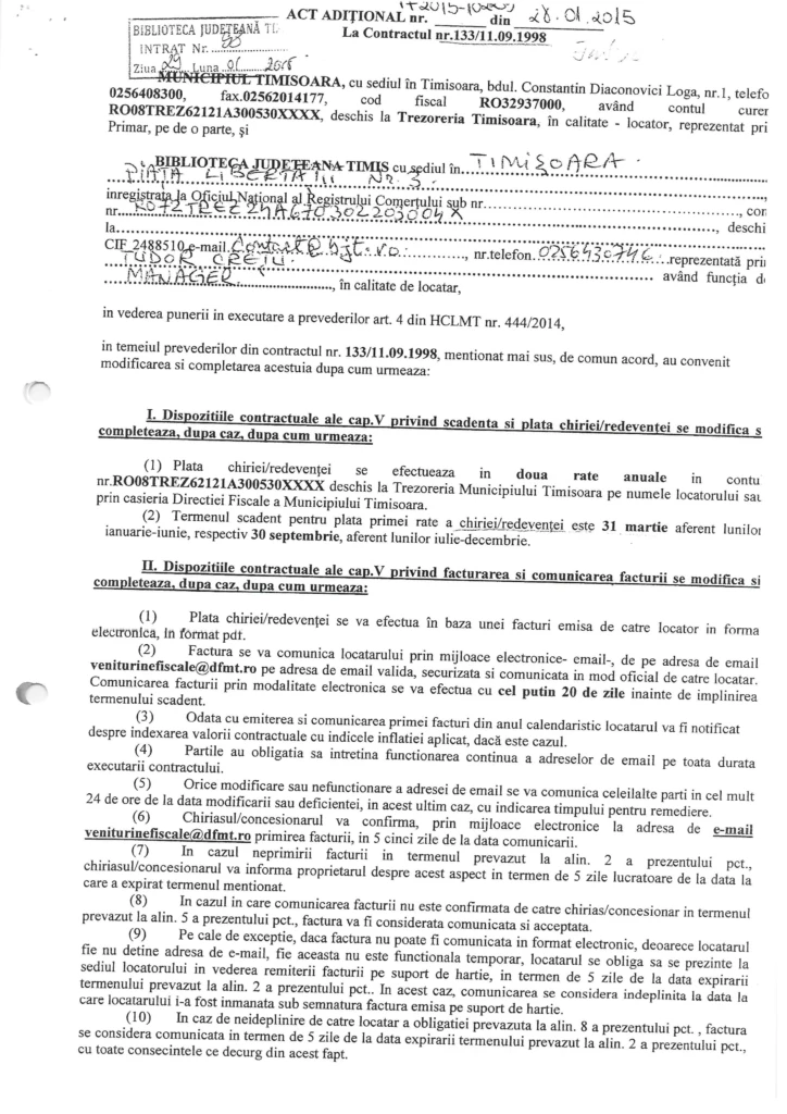 Ruben Lațcău și Dominic Fritz, prinși cu minciuna. Actul Adițional din 2022 dovedește că Primăria avea obligația reabilitării bibliotecii Traian