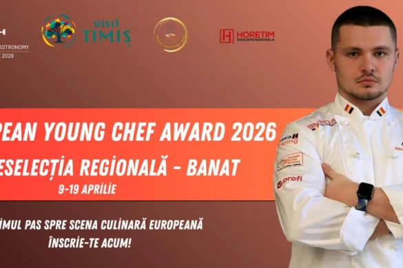 Preselecție regională pentru European Young Chef Award 2026, lansată în Banat