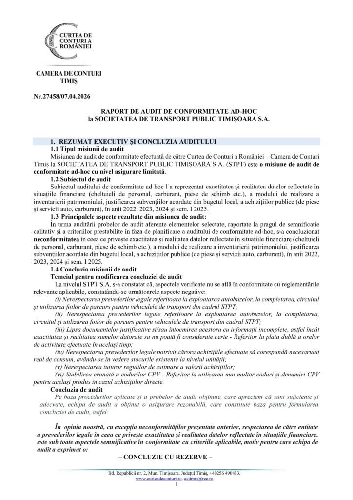 Petolea și Dogaru trebuie să dea socoteală pentru dezastrul de la STPT