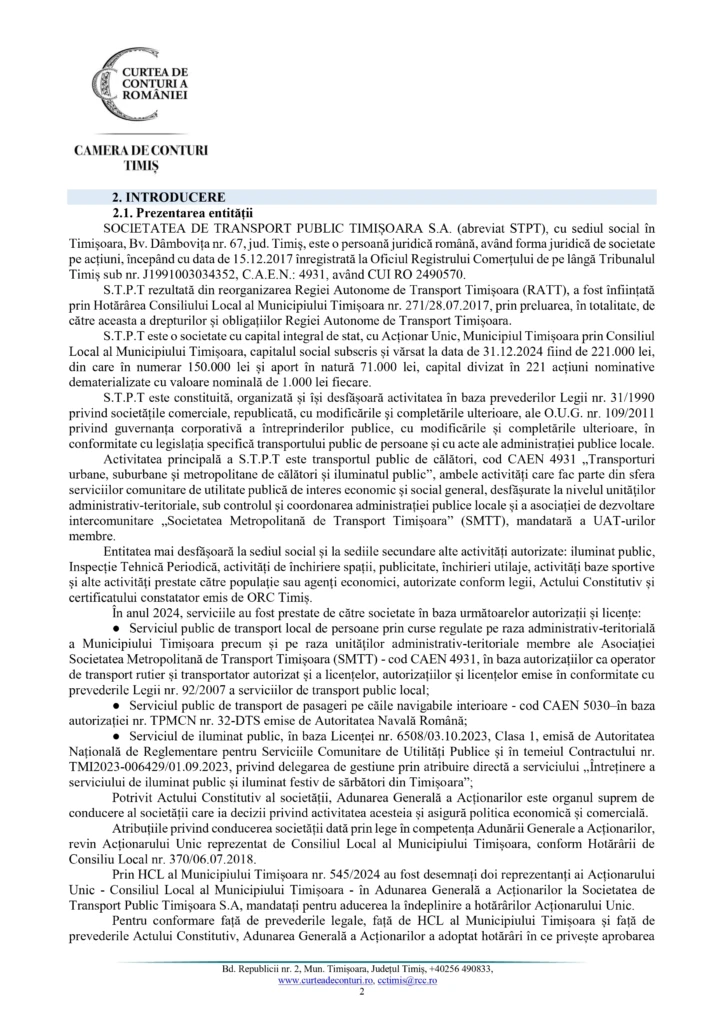 Petolea și Dogaru trebuie să dea socoteală pentru dezastrul de la STPT