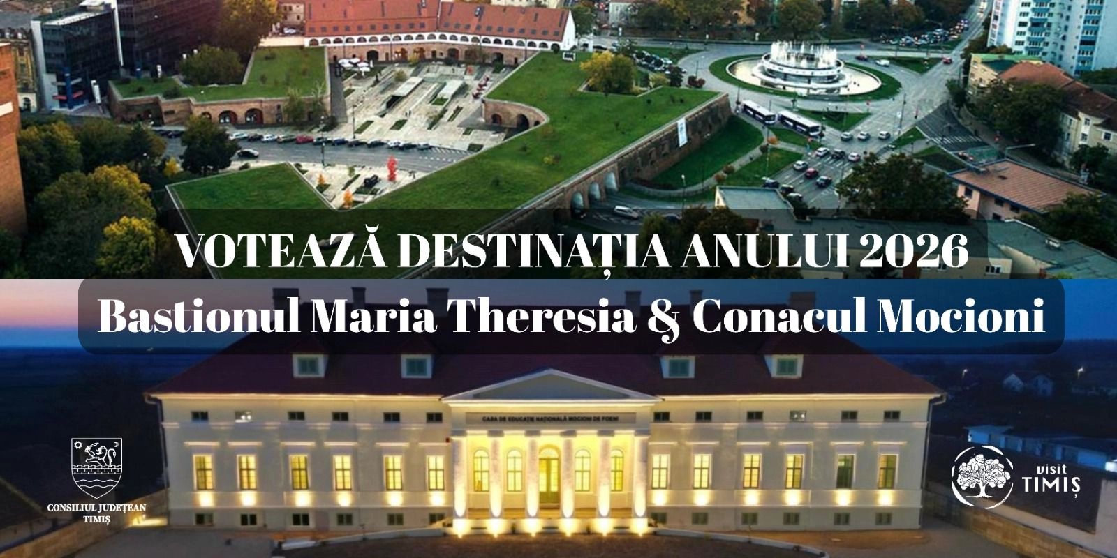 Timișul în Finala „Destinația Anului 2026”: Votează Acum pentru Județul Tău!