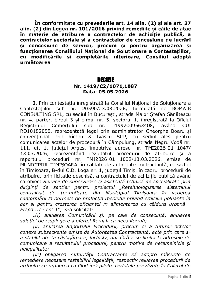 Dominic Fritz și haosul achizițiilor publice din Timișoara
