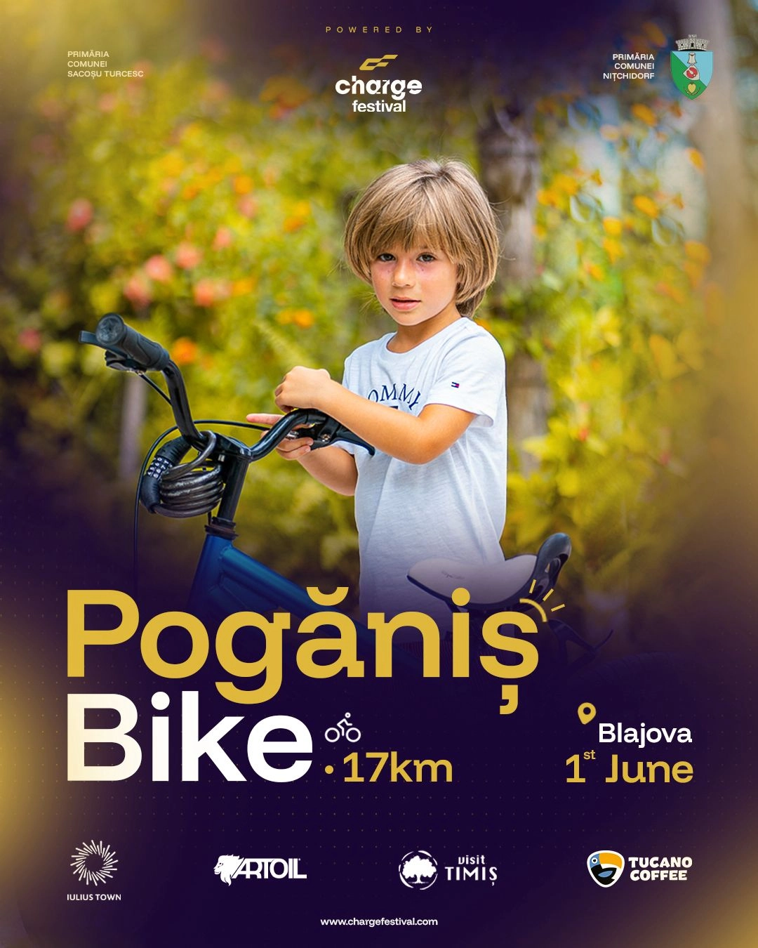 Pedalezi cu familia pe 1 Iunie? Pogăniș Bike revine la Blajova cu intrare gratuită