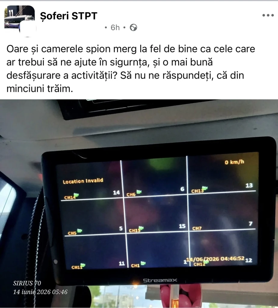 Angajații STPT spun că au camere nefuncționale, climatizare defectă și uniforme care le îngreunează activitatea