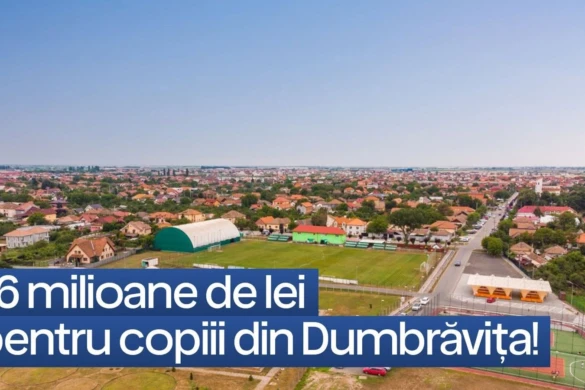 Inițiativă pentru sport la Dumbrăvița. Lucian Ursulețu obține 1,6 milioane de lei pentru copiii din academia CSC