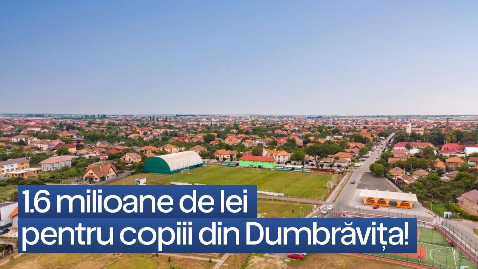 Inițiativă pentru sport la Dumbrăvița. Lucian Ursulețu obține 1,6 milioane de lei pentru copiii din academia CSC