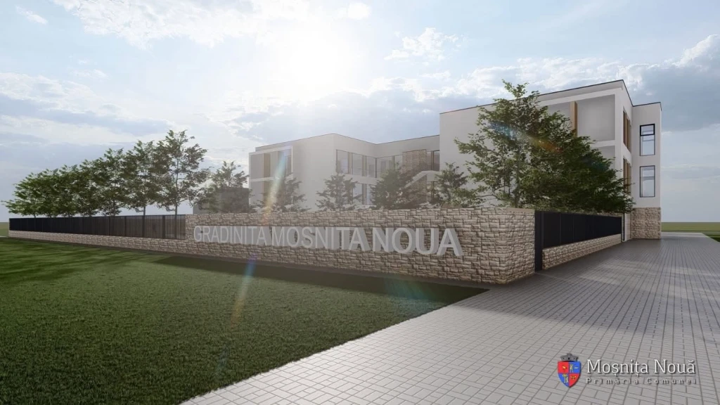 Investiție majoră în Moșnița Nouă. O grădiniță modernă pentru 360 de preșcolari va fi construită pe strada Nucilor