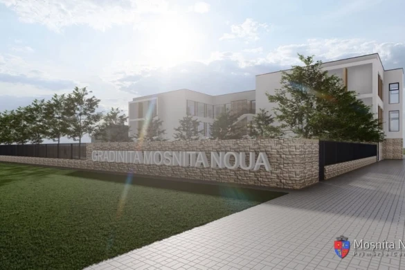 Investiție majoră în Moșnița Nouă. O grădiniță modernă pentru 360 de preșcolari va fi construită pe strada Nucilor