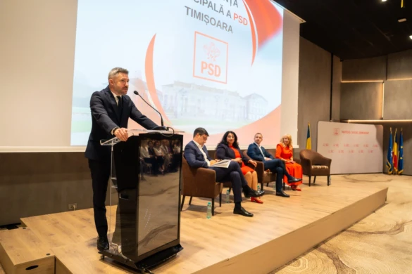 PSD Timișoara și-a ales noua conducere. Mihai Ritivoiu a fost reales președinte al organizației municipale