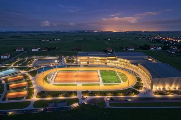 Cel mai mare complex sportiv din România prinde contur la Timișoara ce va cuprinde „Timiș 4 All” de la Giroc