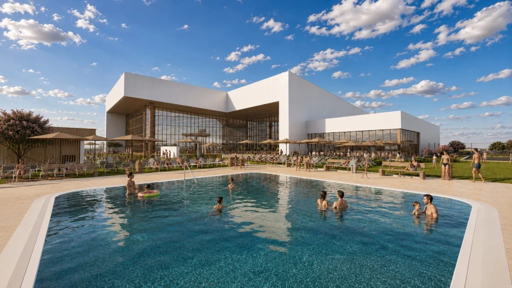 Cel mai mare aquapark din Banat va fi construit la Sânnicolau Mare. Investiția este estimată la 40 de milioane de euro