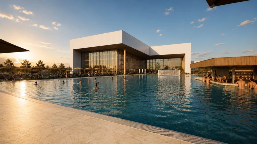 Cel mai mare aquapark din Banat va fi construit la Sânnicolau Mare. Investiția este estimată la 40 de milioane de euro