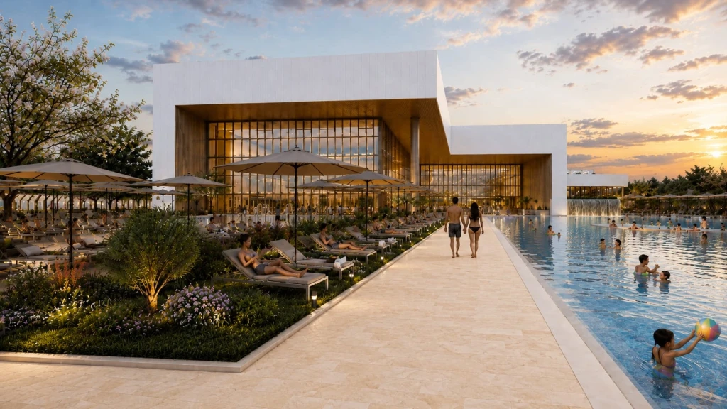 Cel mai mare aquapark din Banat va fi construit la Sânnicolau Mare. Investiția este estimată la 40 de milioane de euro