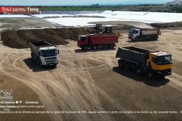 Celula 3 a depozitului de la Ghizela se apropie de finalizare