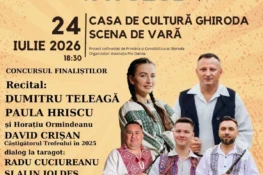 Festivalul Național Concurs „Din Comoara Satului” revine la Ghiroda. Tineri interpreți din întreaga țară urcă pe scenă