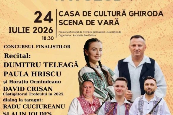 Festivalul Național Concurs „Din Comoara Satului” revine la Ghiroda. Tineri interpreți din întreaga țară urcă pe scenă