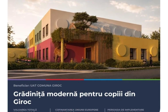 Giroc construiește o nouă grădiniță cu fonduri europene. Investiția depășește 25,6 milioane de lei
