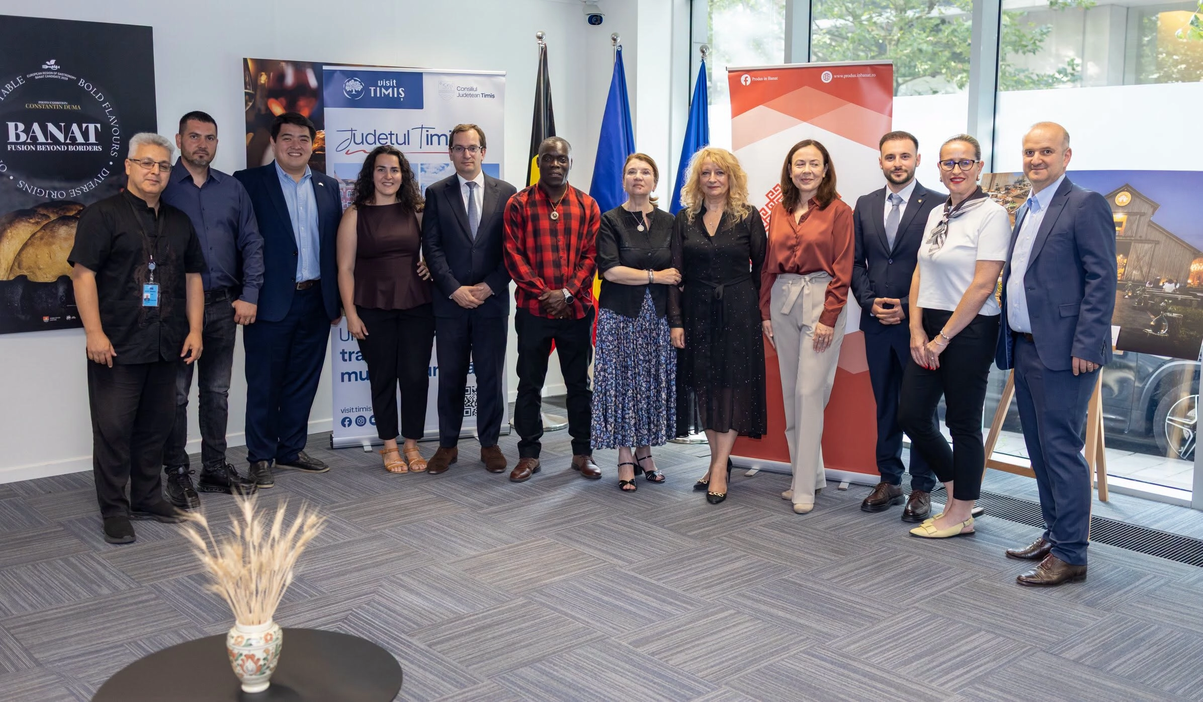 Timișul, promovat la Bruxelles printr-o expoziție dedicată tradiției, inovației și gastronomiei