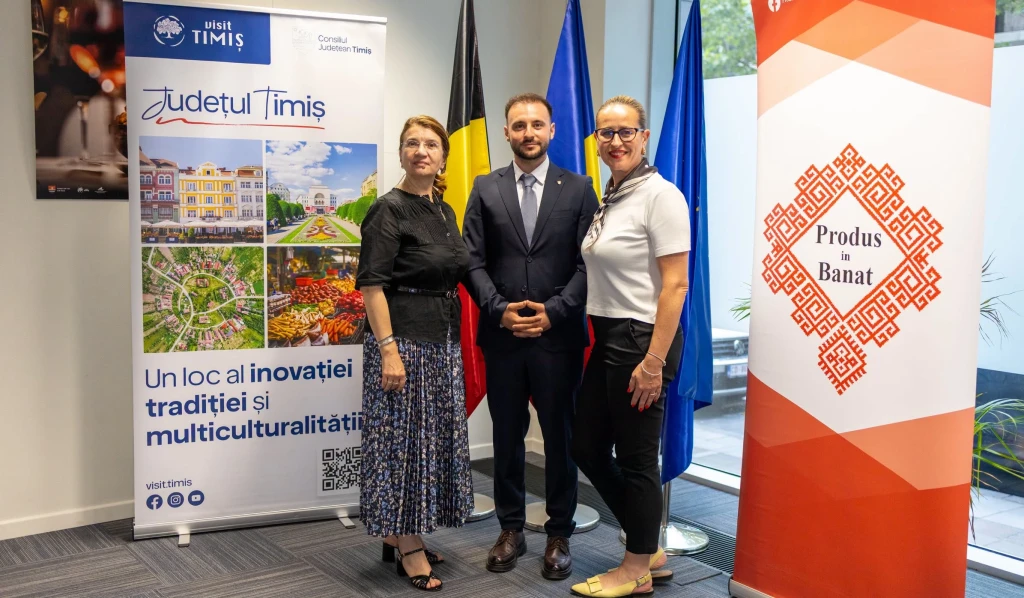 Timișul, promovat la Bruxelles printr-o expoziție dedicată tradiției, inovației și gastronomiei