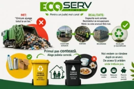 ECO SERV Timiș: separarea deșeurilor începe acasă
