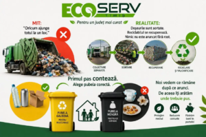 ECO SERV Timiș: separarea deșeurilor începe acasă