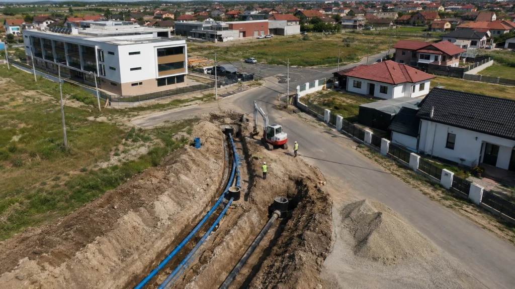 Moșnița Nouă încheie o investiție de peste 92 de milioane de lei în rețelele de apă și canalizare