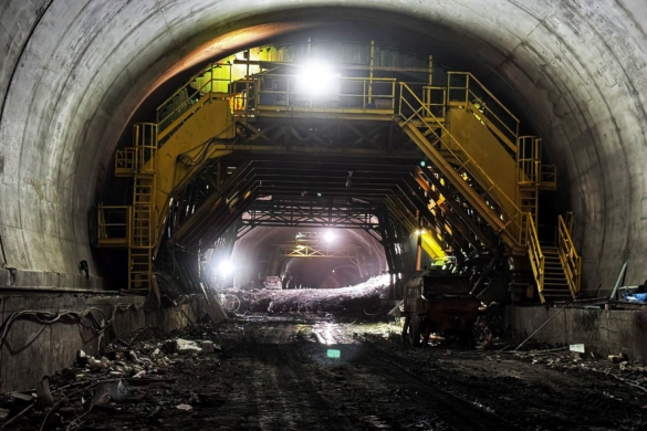 Tunelurile Margina Holdea au ajuns la stadiul lucrărilor 76%