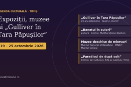 Agenda culturală în Timiș: expoziții și teatru de păpuși între 19 și 25 octombrie