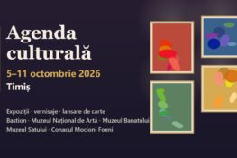 Agenda culturală a CJ Timiș pentru 5-11 octombrie
