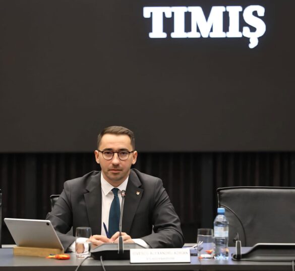 Alexandru Iovescu, vicepreședintele CJ Timiș, care îl acuză pe prefectul Paul Finta de dublă măsură