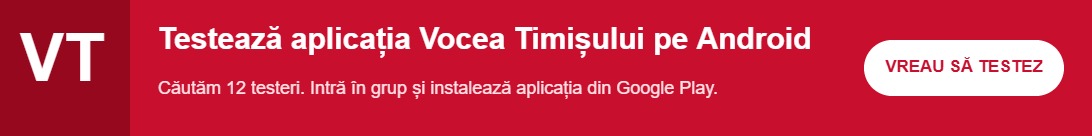 Testează aplicația Vocea Timișului pe Android — intră în grupul de testeri