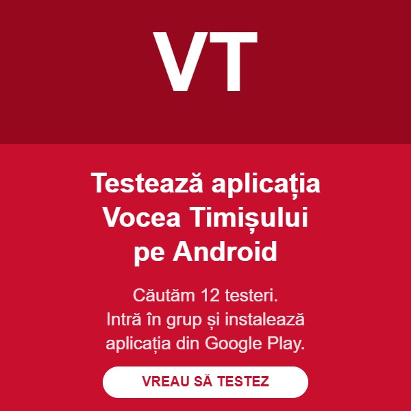 Testează aplicația Vocea Timișului pe Android — intră în grupul de testeri