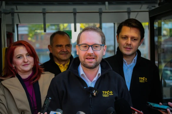 Autobuzul electric TM97TPT, cu cauciucul ros până la sârmă după 4 luni