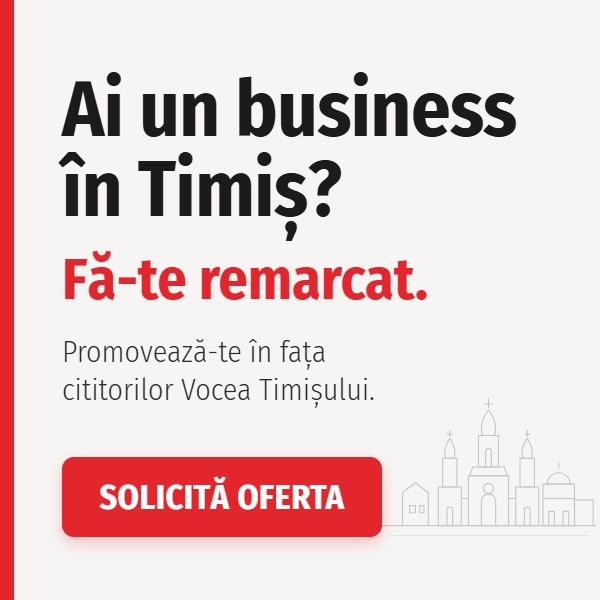 Banner publicitar Vocea Timișului – oferte de promovare