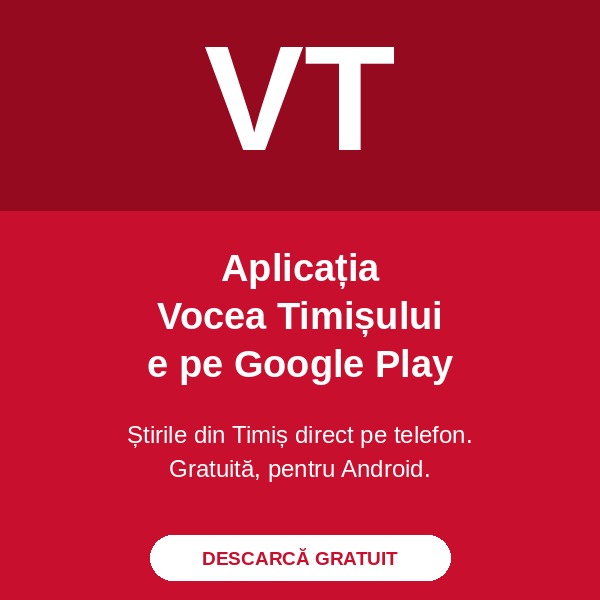 Descarcă gratuit aplicația Vocea Timișului de pe Google Play